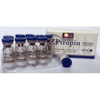 Гормон роста ZPtropin Соматропин 10 флаконов 100IU (333 мкг/IU) - Петропавловск