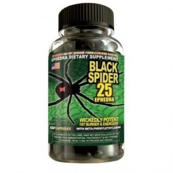 Жиросжигатель Black Spider 25 (100 капсул) - Петропавловск