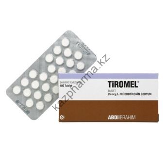 Лиотиронин Tiromel 1 таблетка 25мкг (100 таблеток) Петропавловск