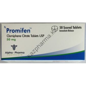 Promifen (Кломид) Alpha Pharma 50 таблеток (1таб 50 мг) - Петропавловск