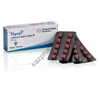 Thyro3 (Трийодтиронин) Т3 Alpha Pharma 30 таблеток (1таб 25 мкг) - Петропавловск