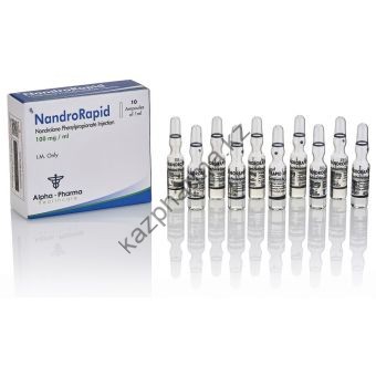 Нандролон фенилпропионат Alpha Pharma NandroRapid (Дураболин) 10 ампул по 1мл (1амп 100 мг) - Петропавловск