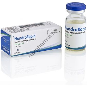 Нандролон фенилпропионат NandroRapid (Дураболин) Alpha Pharma балон 10 мл (100 мг/1 мл) - Петропавловск