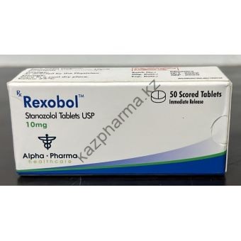 Rexobol (Станозолол, Винстрол) Alpha Pharma 50 таблеток (1таб 10 мг) - Петропавловск
