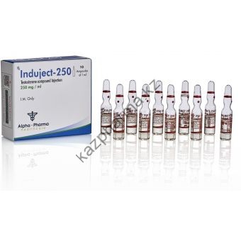Induject (Сустанон) Alpha Pharma 10 ампул по 1мл (1амп 250 мг) - Петропавловск