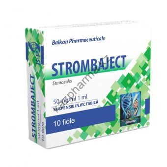 Станозолол, Винстрол Balkan Strombaject aqua 10 ампул по 1мл (1амп 50 мг) - Петропавловск