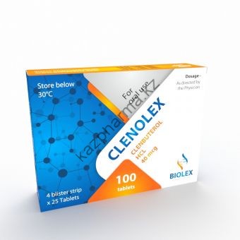 Кленбутерол Biolex 100 таблеток ( 1таб/40 мкг) - Петропавловск