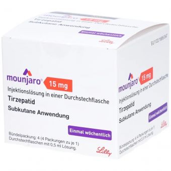 Mounjaro (Tirzepatide) раствор для п/к введ. 4 флакона 0,5 мл по 15 мг Петропавловск