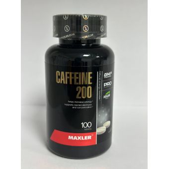 Кофеин Maxler 100 таблеток по 200 мг Петропавловск