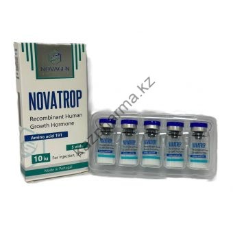 Гормон роста Novatrop Novagen 5 флаконов по 10 ед (50 ед) - Петропавловск