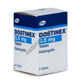 Каберголин Dostinex 8 таблеток (1 таб 0.5 мг)  Петропавловск