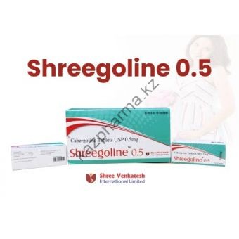 Каберголин Shree Venkatesh 10 таблеток по 0,5мг Индия Петропавловск
