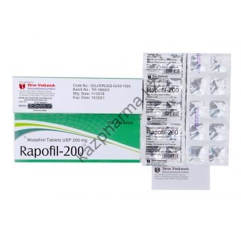 Модафинил Rapofil 200 10 таблеток (1таб/200 мг) - Петропавловск