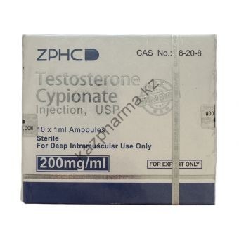Тестостерон ципионат ZPHC (Testosterone Cypionate) 10 ампул по 1мл (1амп 250 мг) - Петропавловск