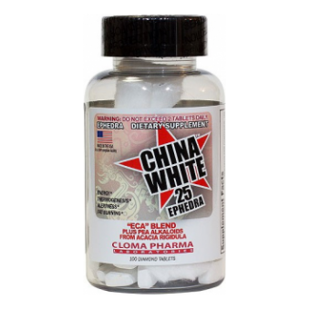 Жиросжигатель Cloma Pharma China White 25 (100 таб) - Петропавловск